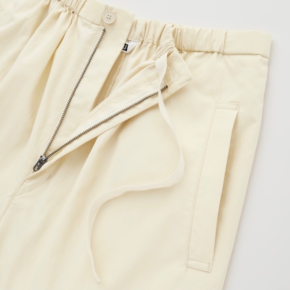 UNIQLO U Cotton Blend Pajama Pants in Natural Size Small S - NWOT - Picture 4 of 6